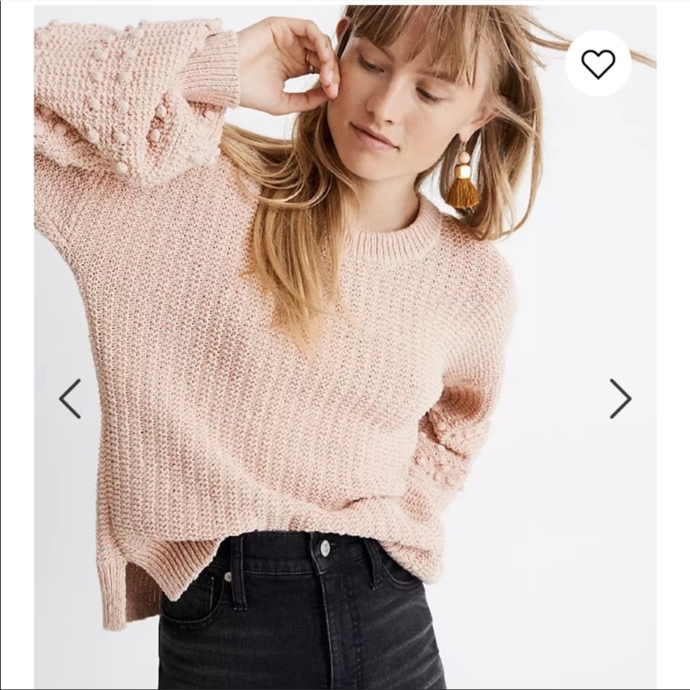 Madewell bubble sleeve sweater